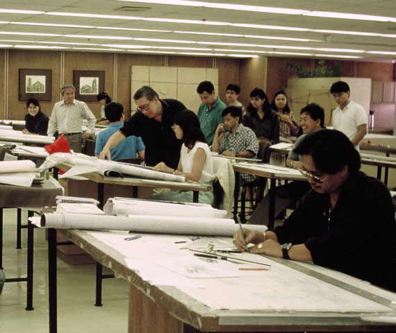 Lindy mentoring his staff | Photo courtesy of LVLP