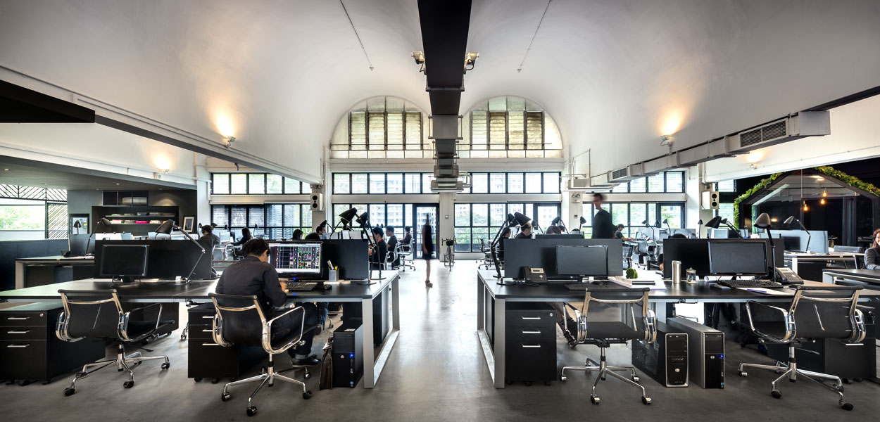 Park+Associates office open plan