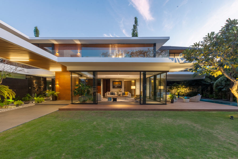 The garden is the main attraction of the M House