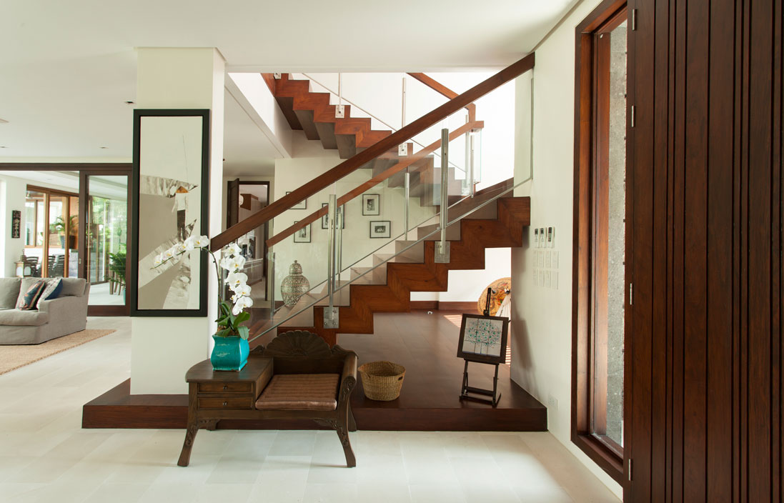 Mahogany House stairs