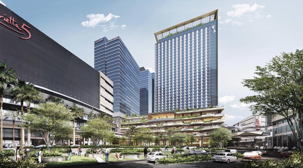 13053 One Ayala View from Glorietta Park