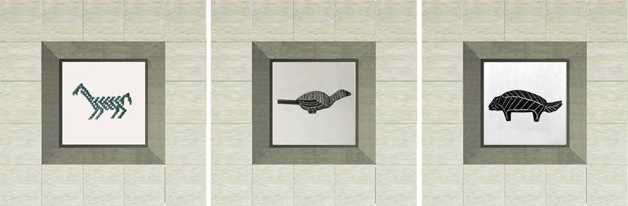 National Museum of Natural History wayfinder indigenous motif wayfinder