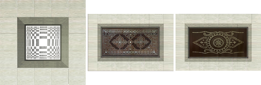 National Museum of Natural History wayfinder indigenous motif wayfinder