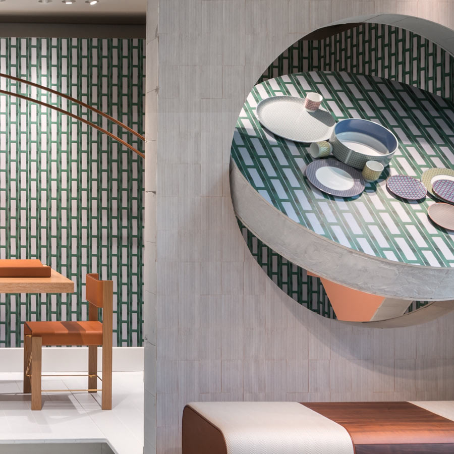 Through the Walls exhibition by Hermès Maison