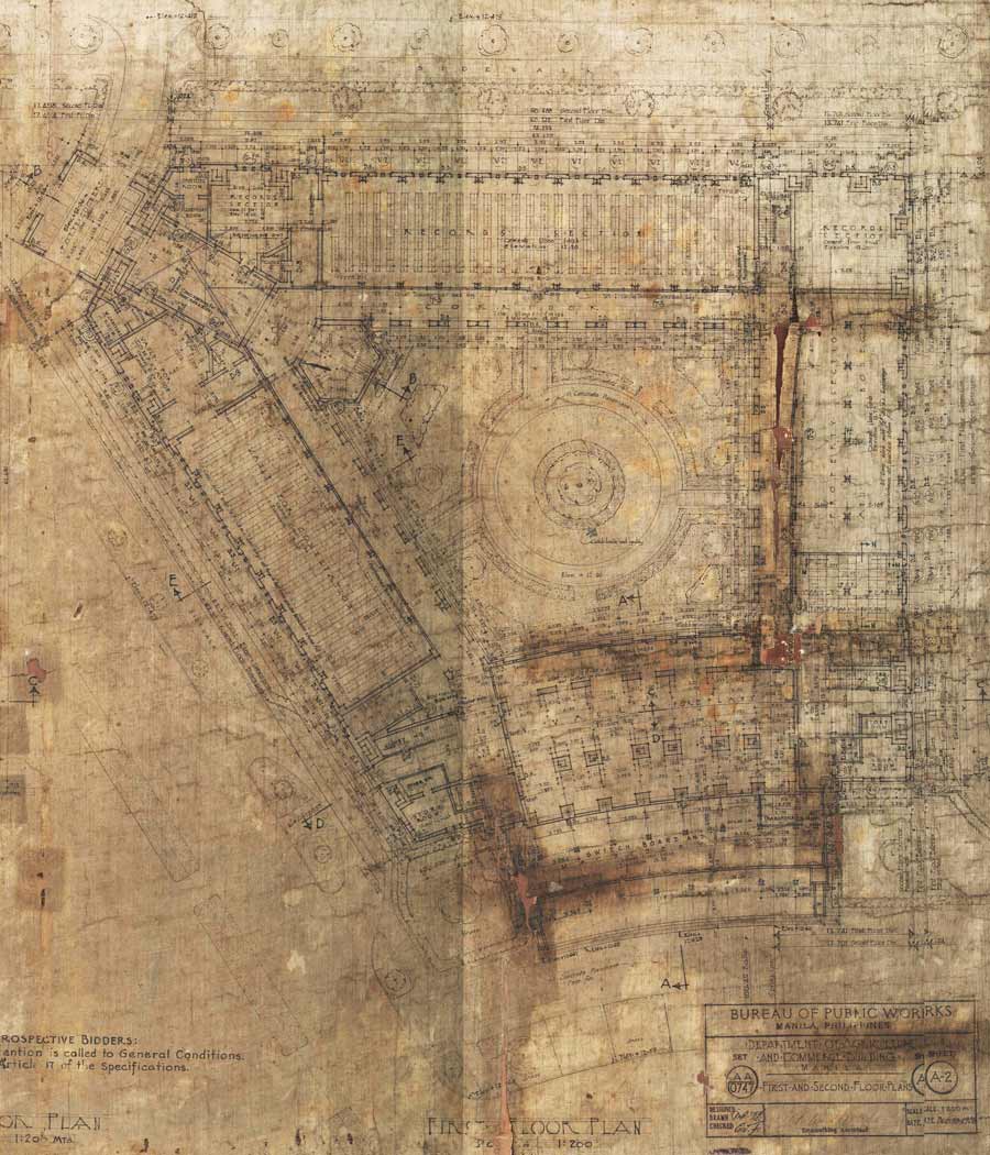 Department of Agriculture and Commerce Building Antonio Toledo drawing