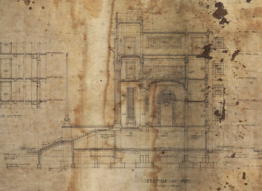 Department of Agriculture and Commerce Building Antonio Toledo drawing