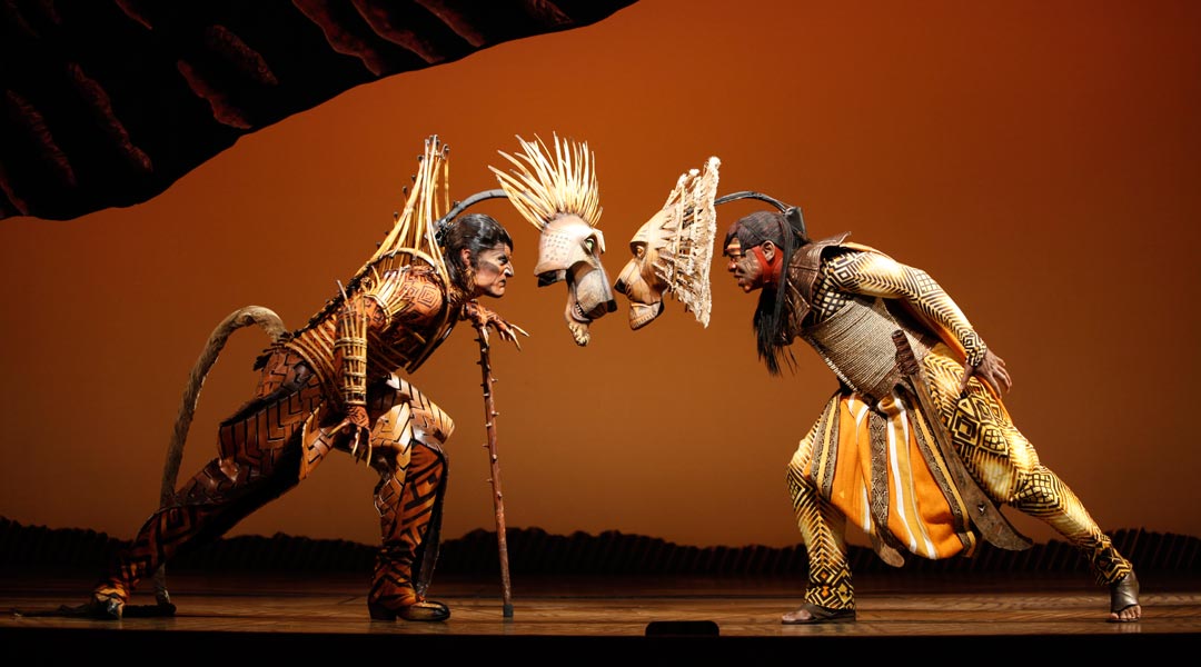 Mufasa and Scar Photo by Joan Marcus Disney