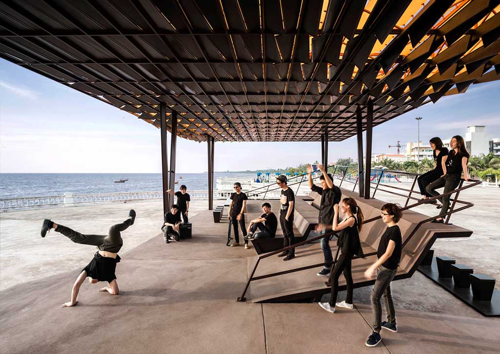 The Flow Multipurpose Pavilion, Chonburi, Thailand by Department of Architecture