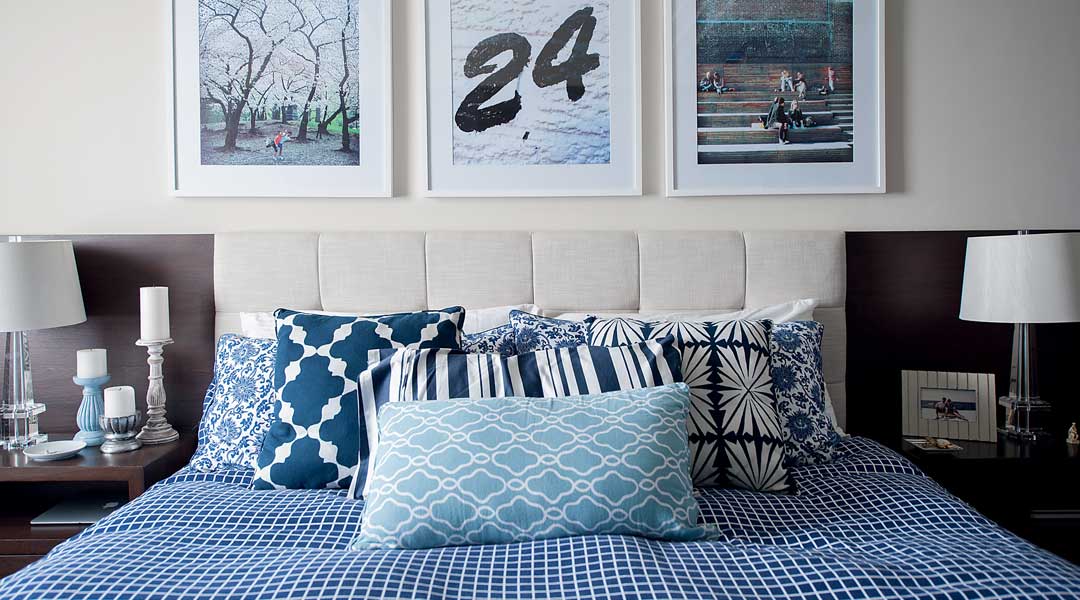 condo living pillows
