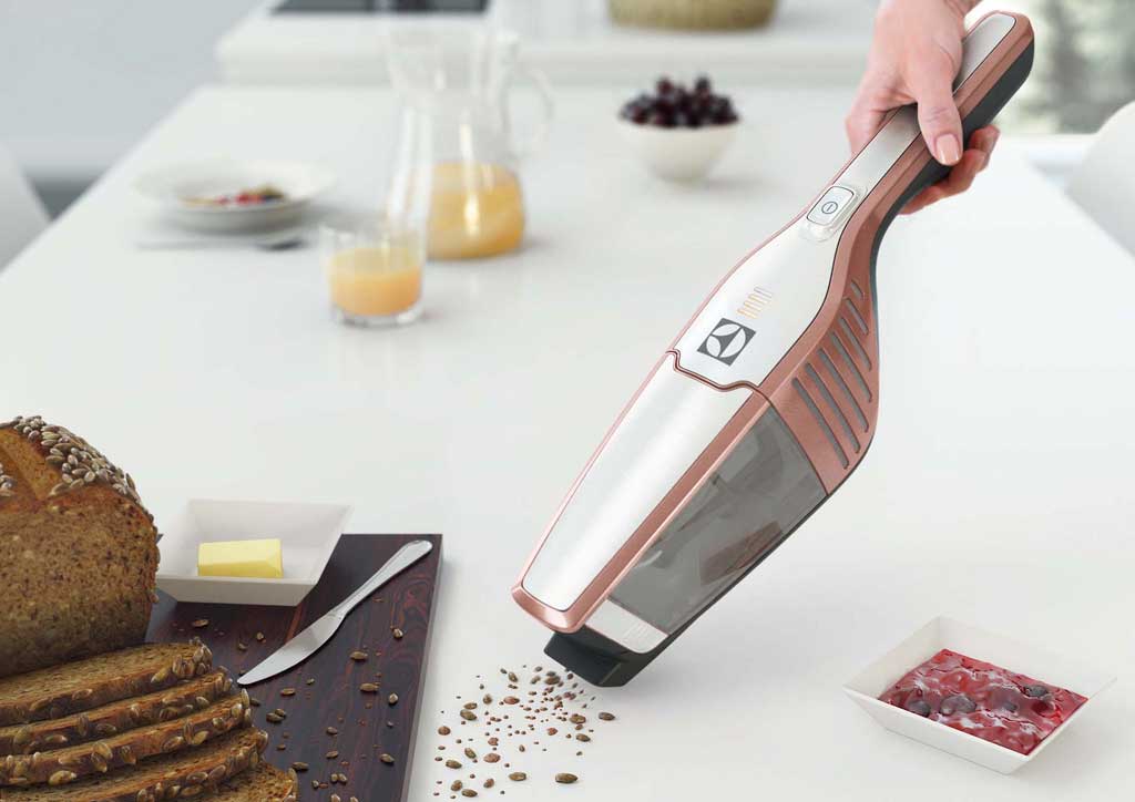 Electrolux Ergorapido, vacuum cleaner, Electrolux, rose gold vacuum cleaner, 