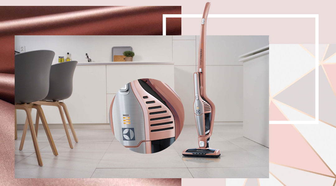 Electrolux Ergorapido, vacuum cleaner, Electrolux, rose gold vacuum cleaner,