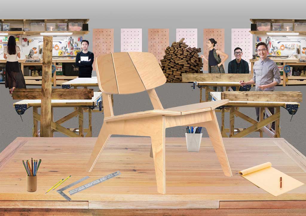 bluprint architecture design making waste public exhibit hong kong