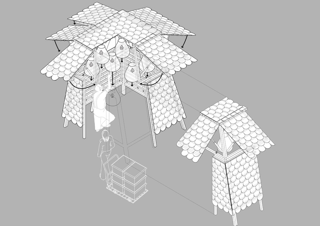 bluprint architecture design making waste public exhibit hong kong