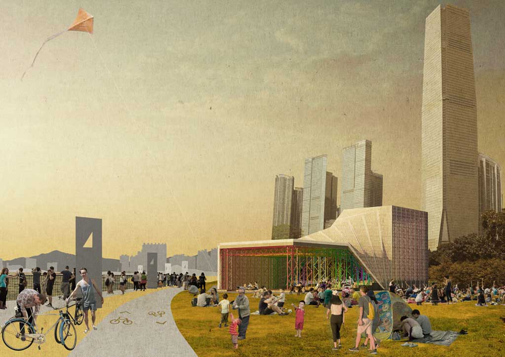 bluprint architecture design making waste public exhibit hong kong