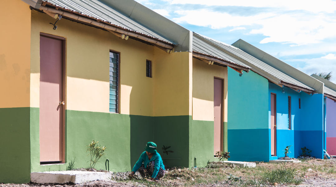 50 Base Bahay housing units (25 duplexes), in Cabug, Bacolod with Gawad Kalinga were turned over in December 2017.