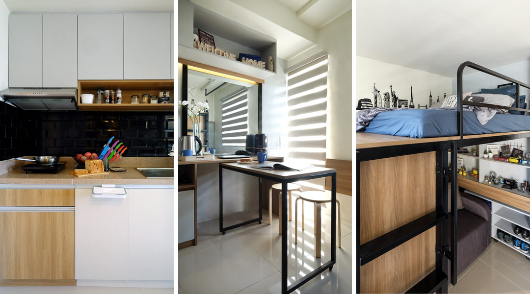 condoliving compact bachelors pad