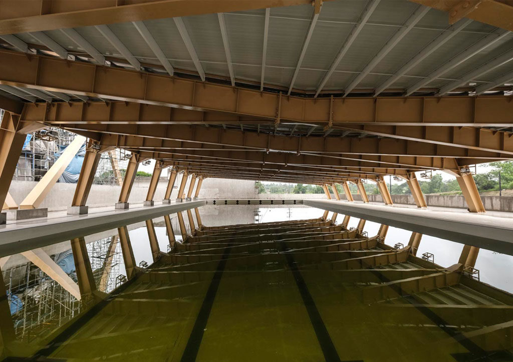 bluprint architecture new clark city aquatic center