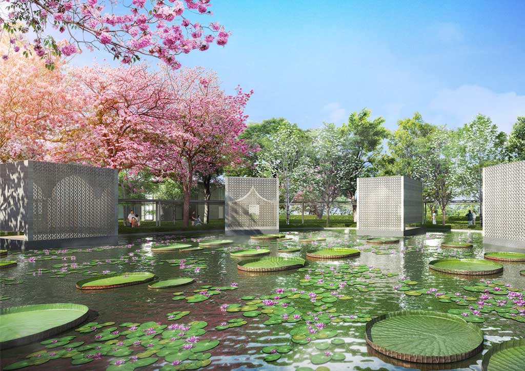 bluprint architecture waf 2019 shortlist P Landscape Co.,Ltd Pink Park Village