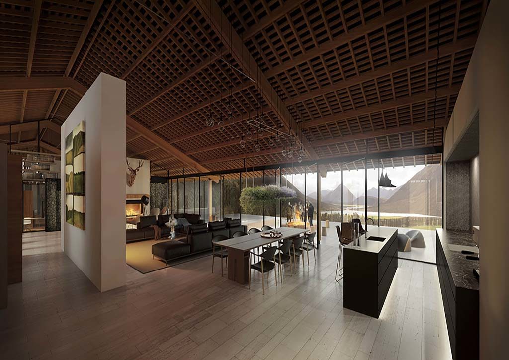 WAF 2019 Future Project House Warren and Mahoney Architects: Flock Hill Station – The Lodge in Canterbury, New Zealand