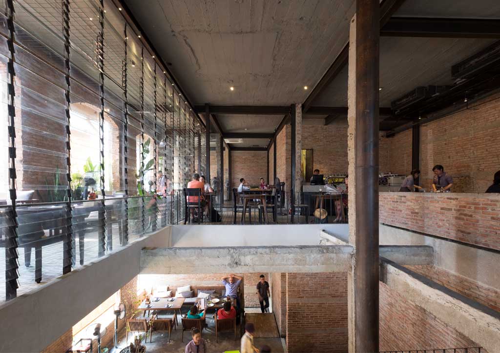 bluprint architecture adaptive reuse Pizza 4P's nishizawaarchitects ho chi minh city