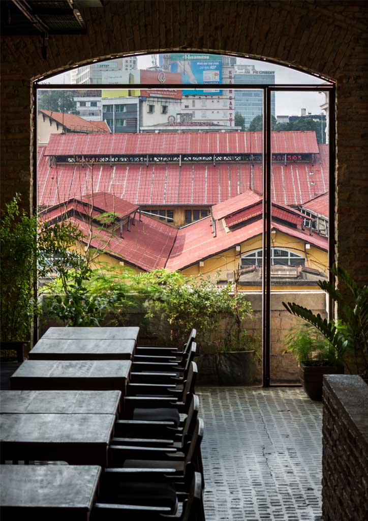 bluprint architecture adaptive reuse Pizza 4P's nishizawaarchitects ho chi minh city