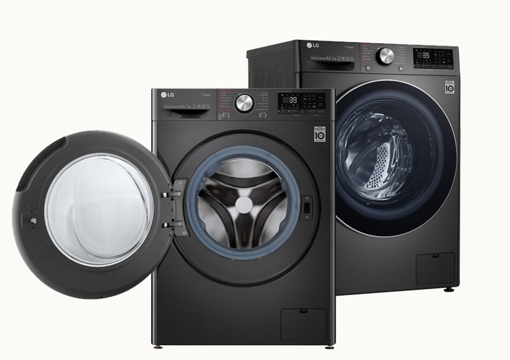 myhome lg front-loader washing machine with ai dd