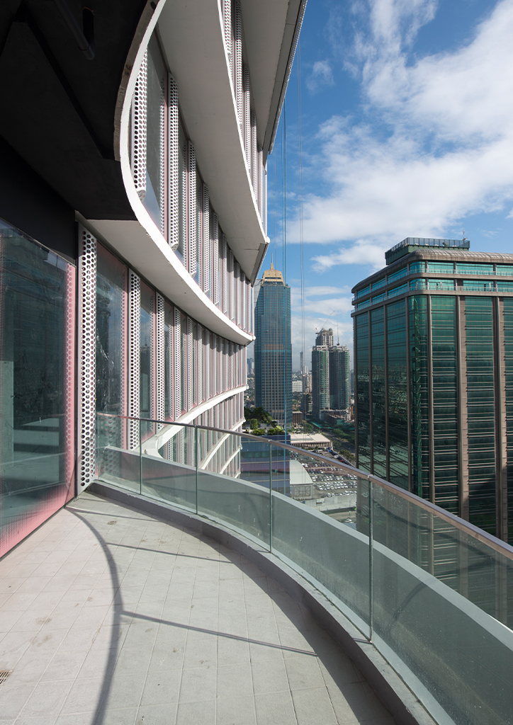 W City Center balcony