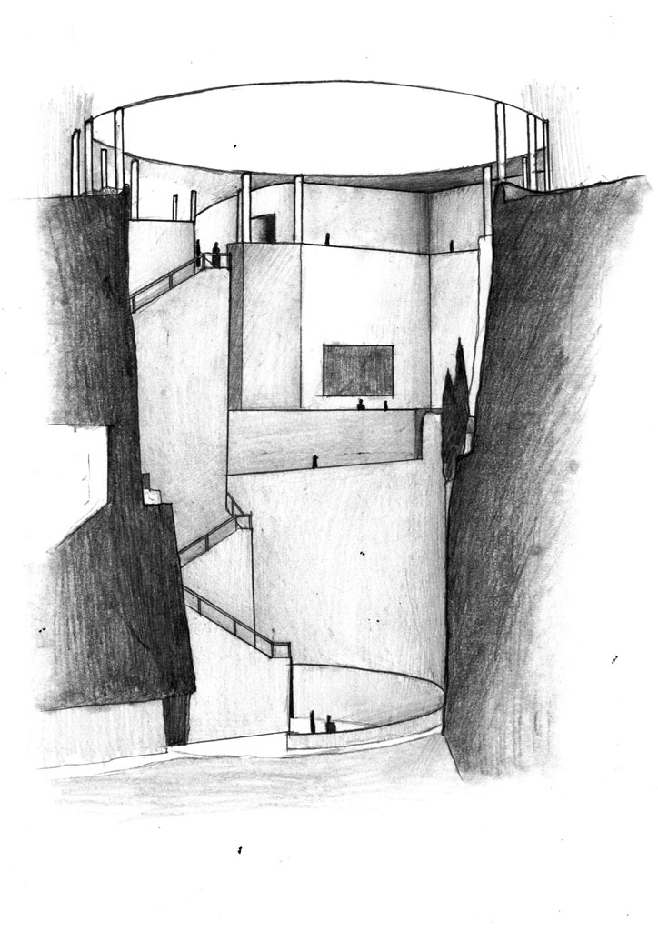 bluprint architecture unbuilt project by famous architect