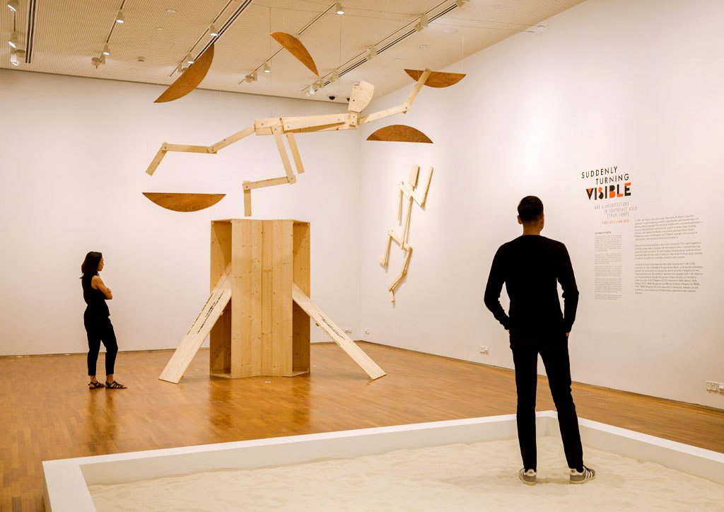 bluprint art architecture suddenly turning visible