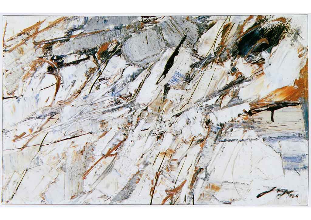 BluPrint, abstract expressionist art by Jose T. Joya for contemporary arts in the Philippines.