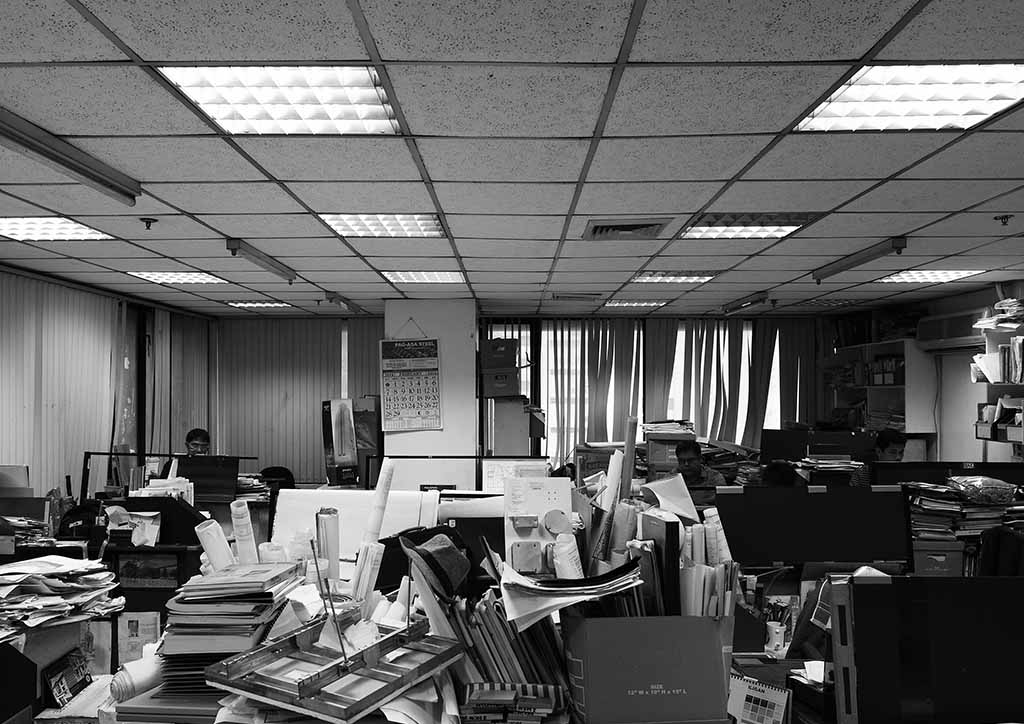 Studying for the Architecture Licensure Exam.