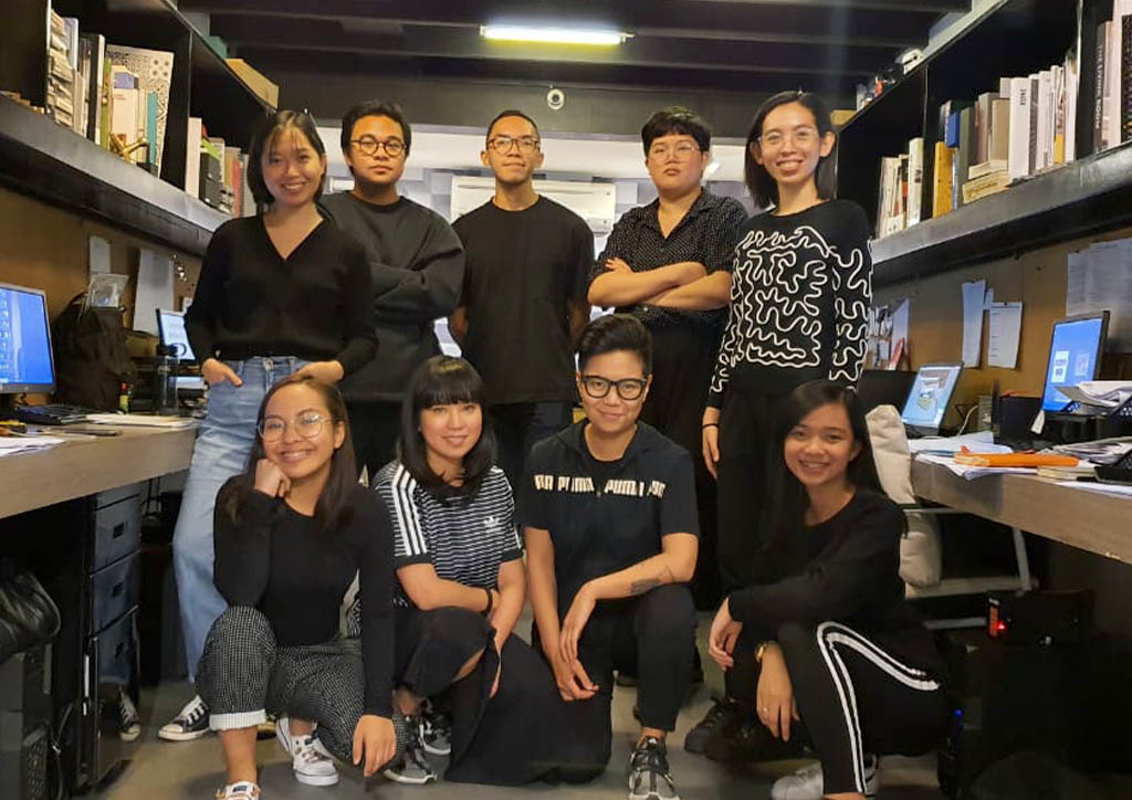 Misty Floro and Pai Edles with the Morfosis team