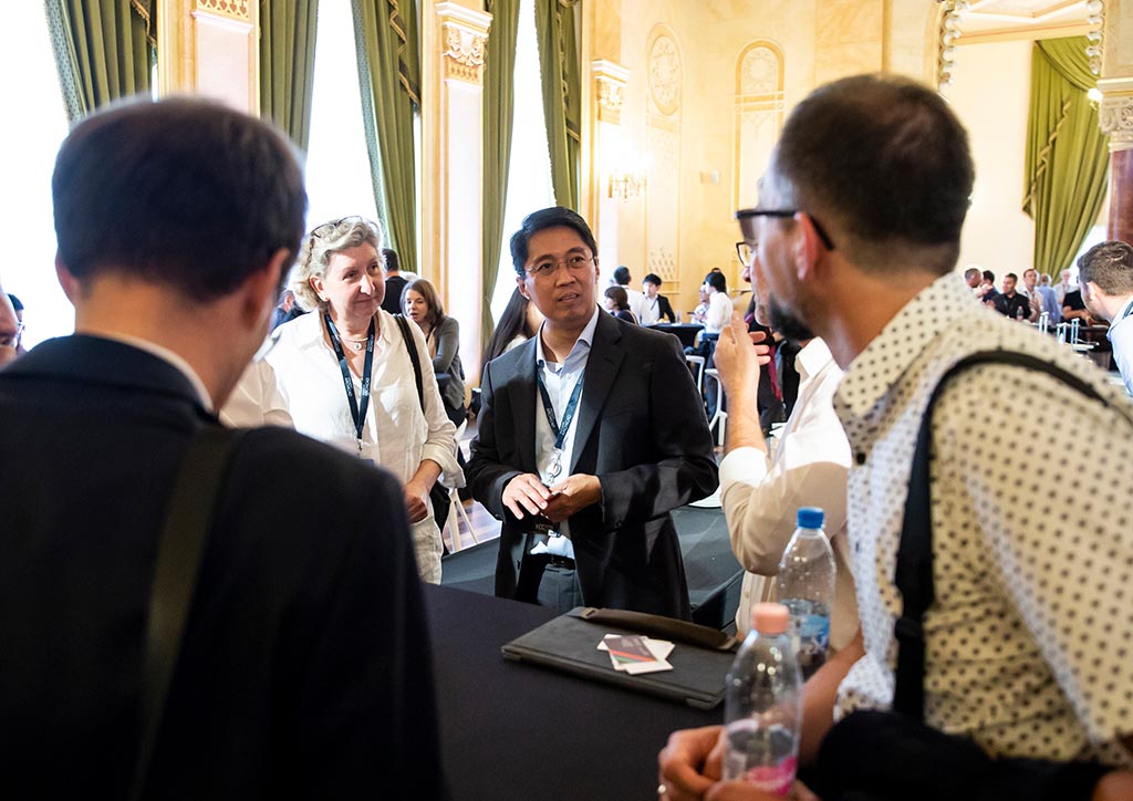 Tolentino with German delegation in Budapest conference - AIDEA Jojo Tolentino manifesto