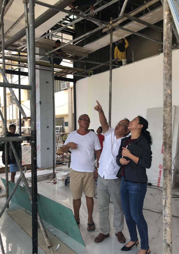 Pauline Cuevas-Bato - site visit