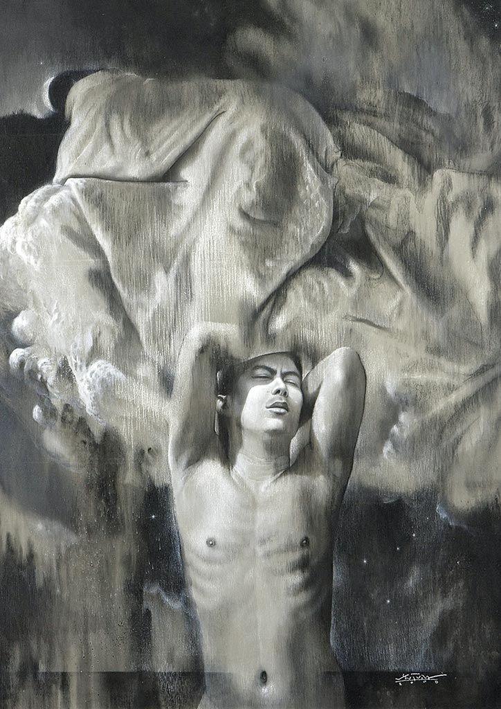 BluPrint Art Artist Self-portrait