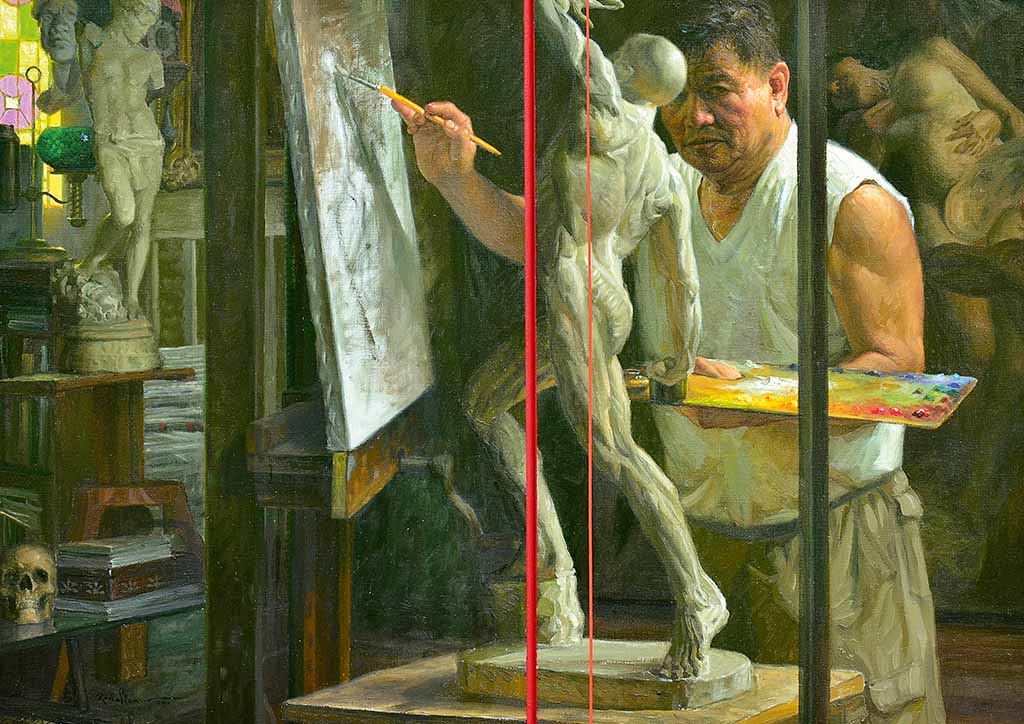 BluPrint Art Artist Self-portrait