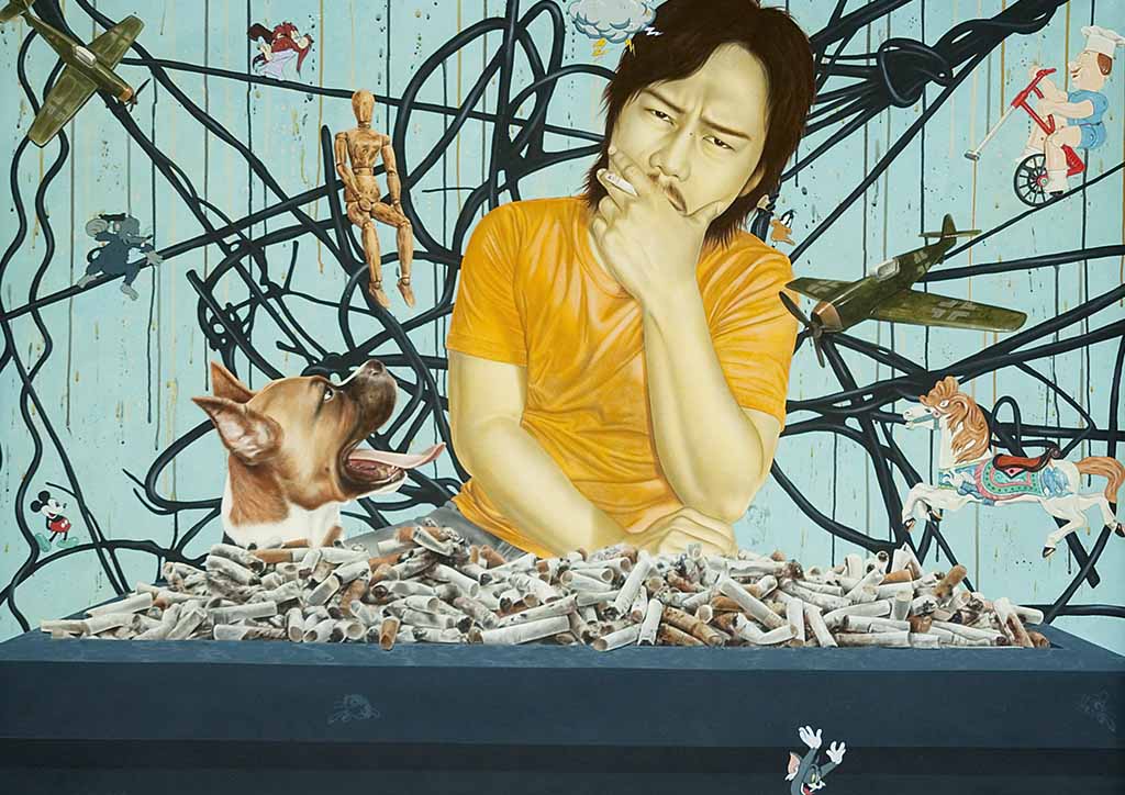 BluPrint Art Artist Self-portrait