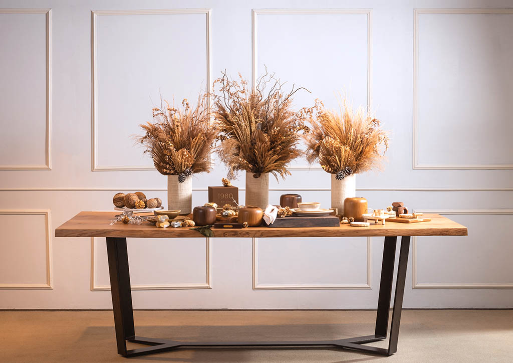 Finalize Tablescaping with Decorative Accents.