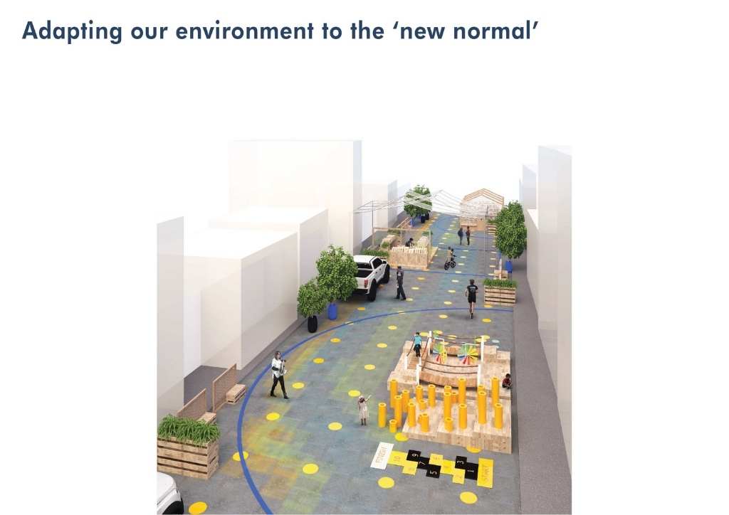 3D rendering of Barangay Park