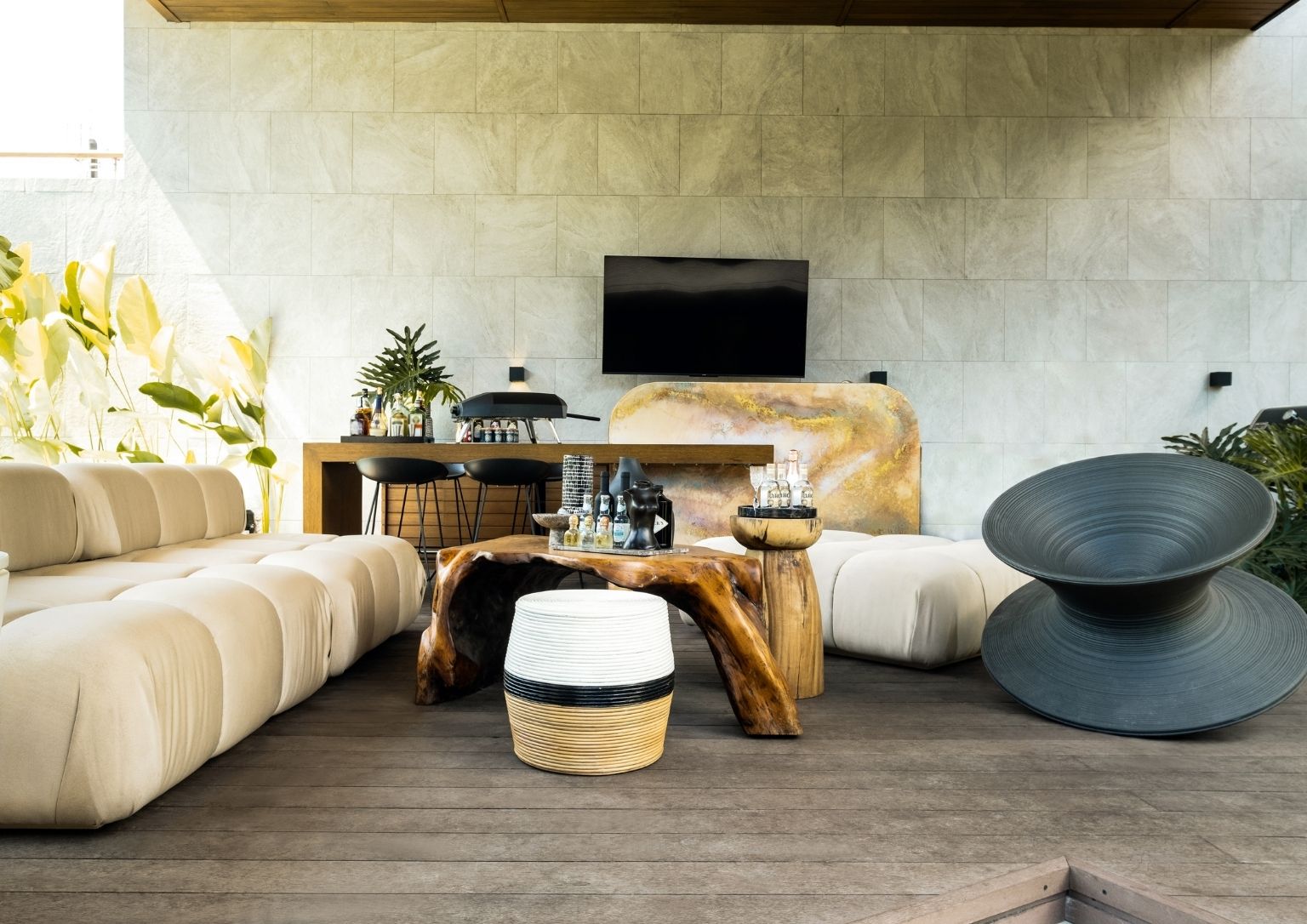 Yassi Pressman's outdoor area in her home for MyHome.