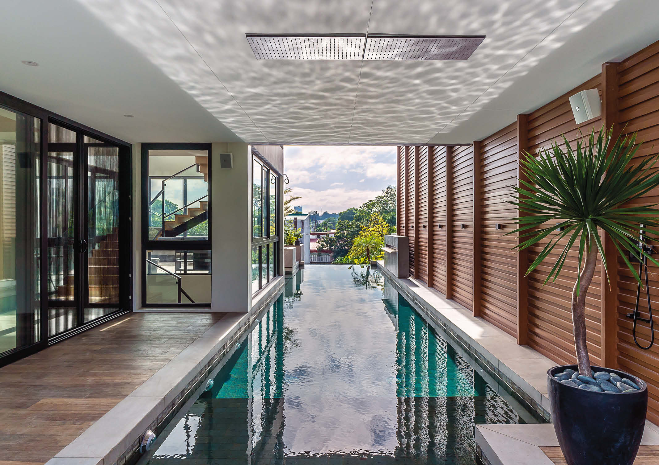 Pool of the House of M, Courtyard House In Quezon city