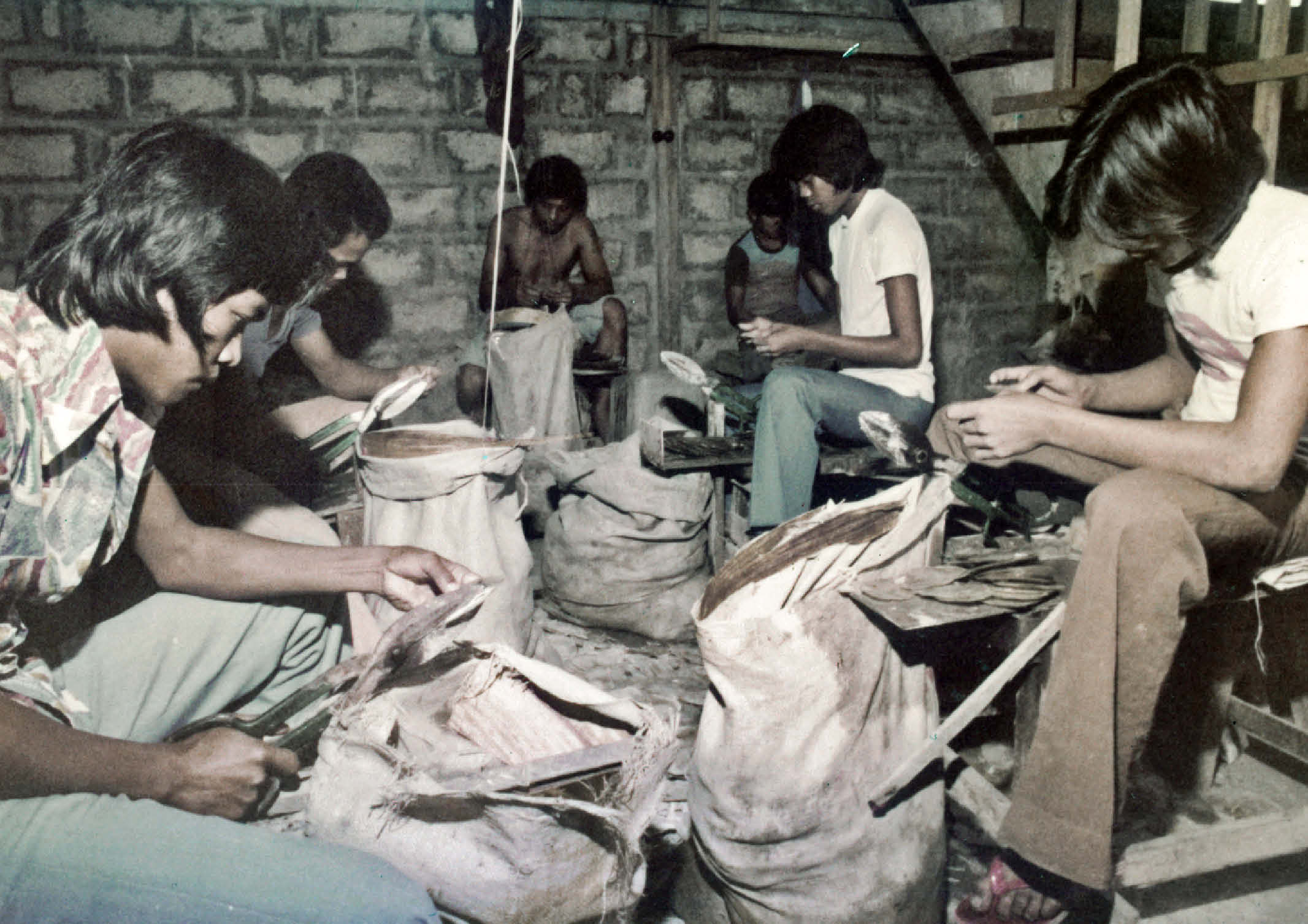 Making Palayan Lamps