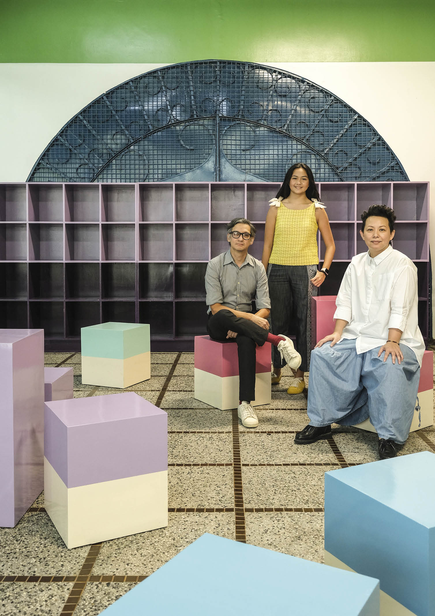 Rita Nazareno and Gabby Lichauco with the daughter of Sara Soliven-de Guzman 