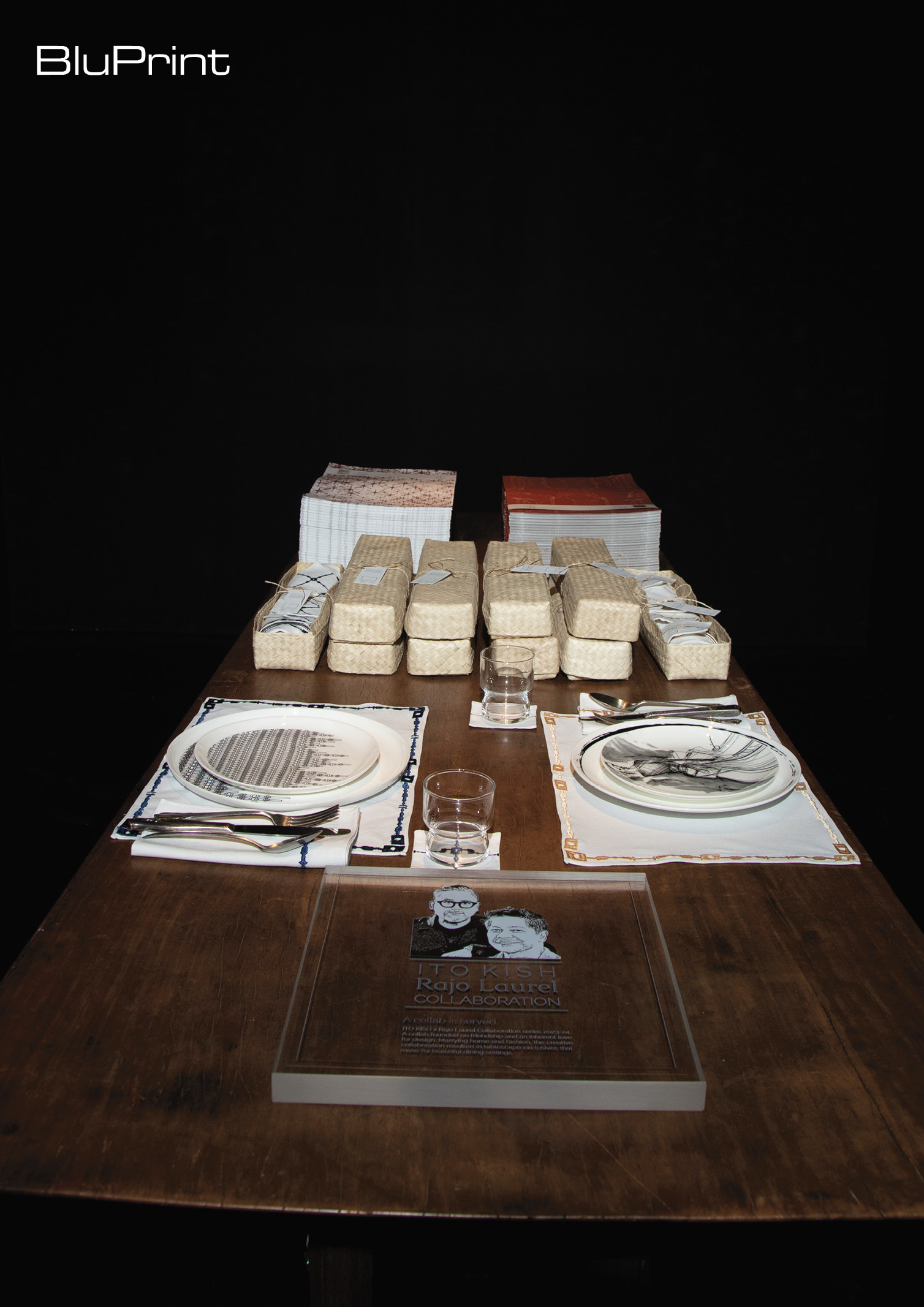 tablescape collection inspired by Filipino motifs designed by Ito Kish and Rajo Laurel