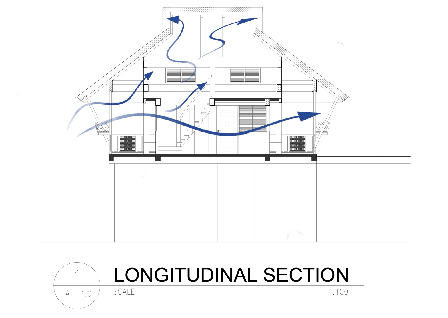 An illustration of how airflow works in Qubo by JOGarcia Design