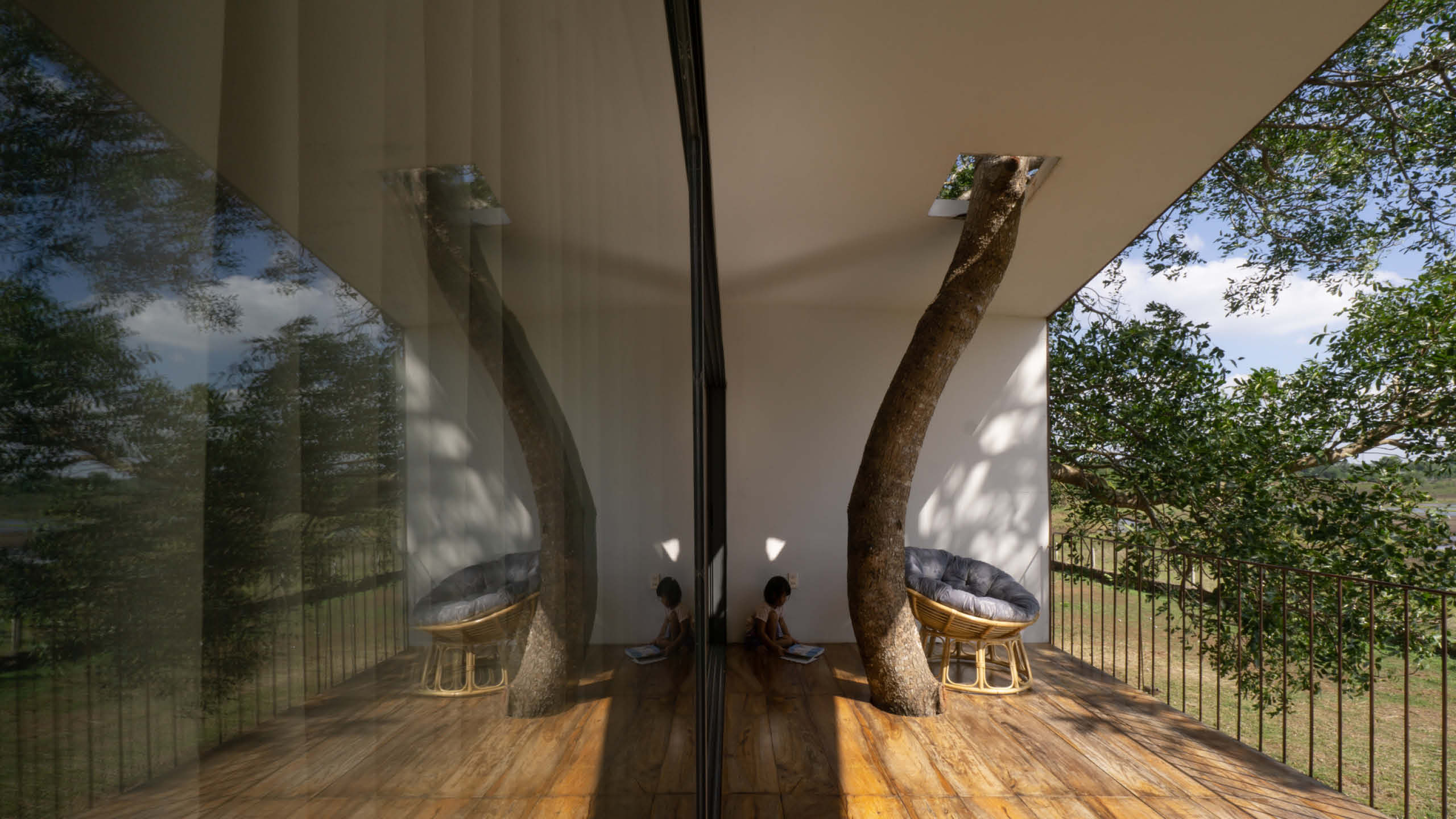 tree house by the lake h2 architects