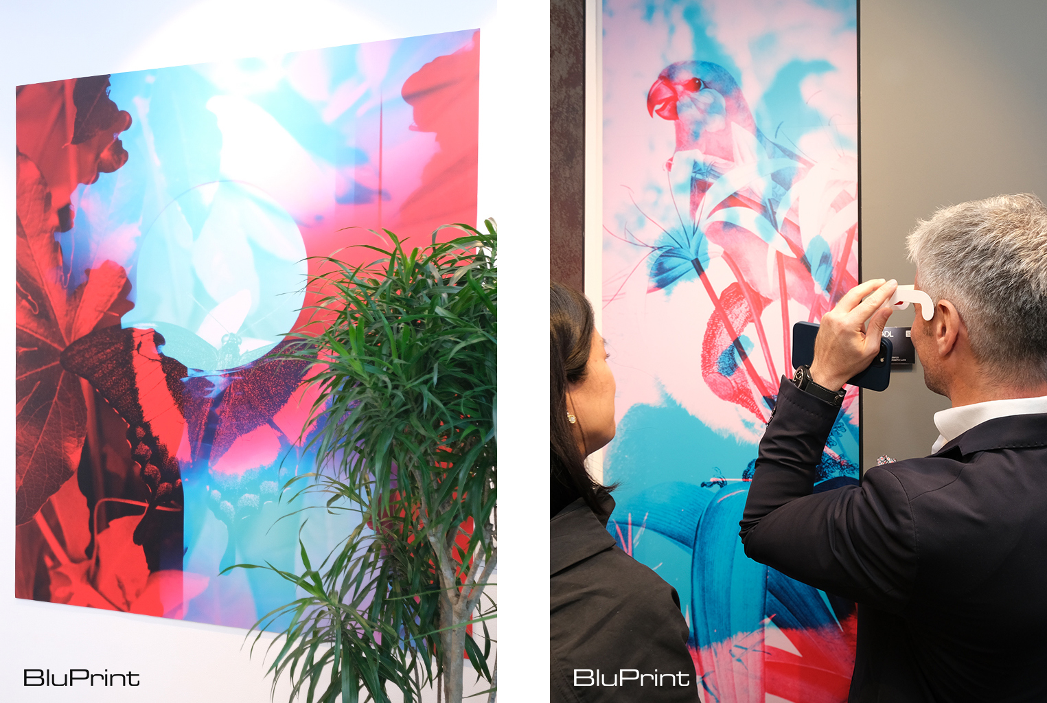 Art work that can be viewed with 3D glasses