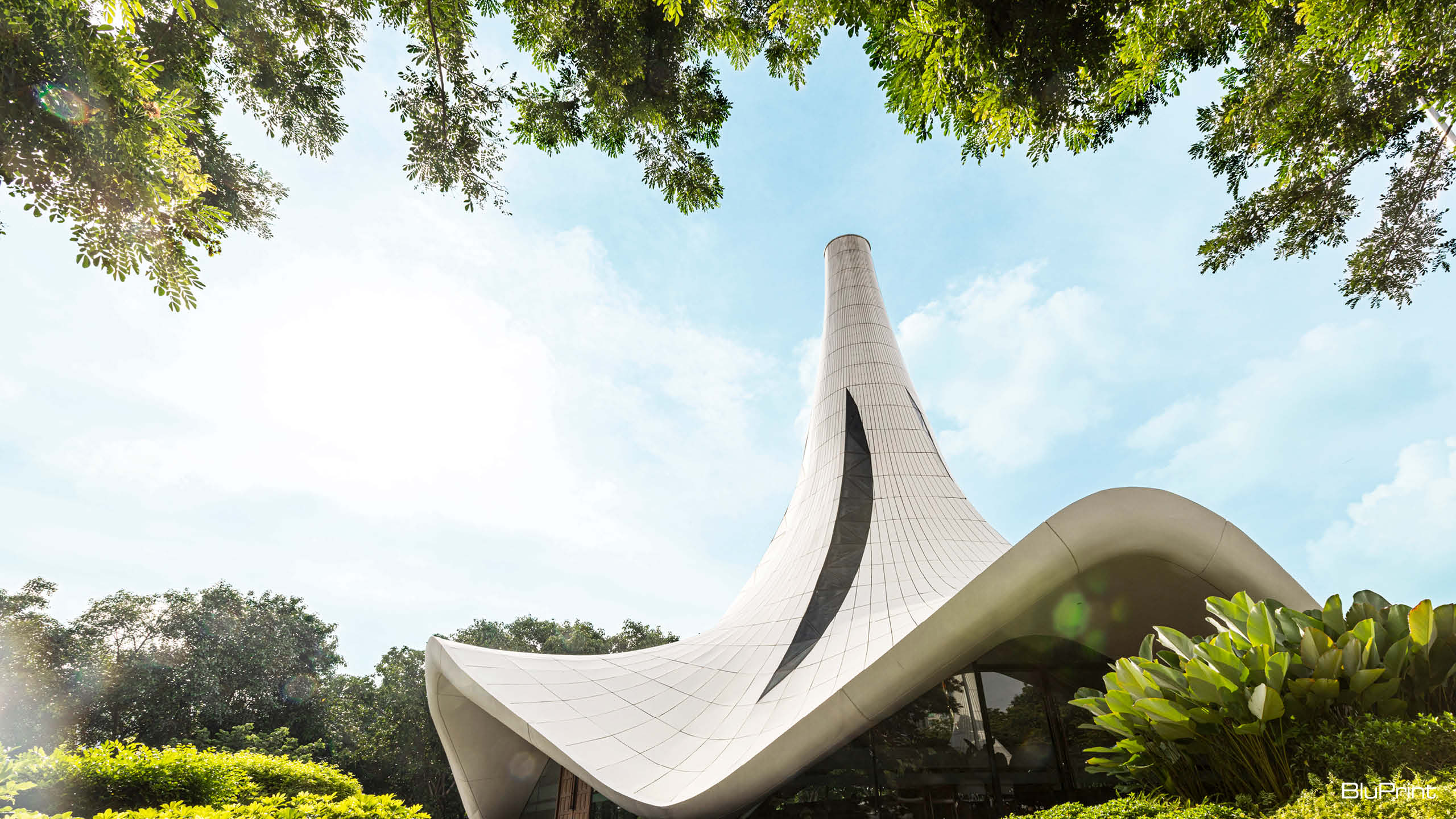 Exterior of the Our Lady of Lourdes Chapel in Filinvest Alabang