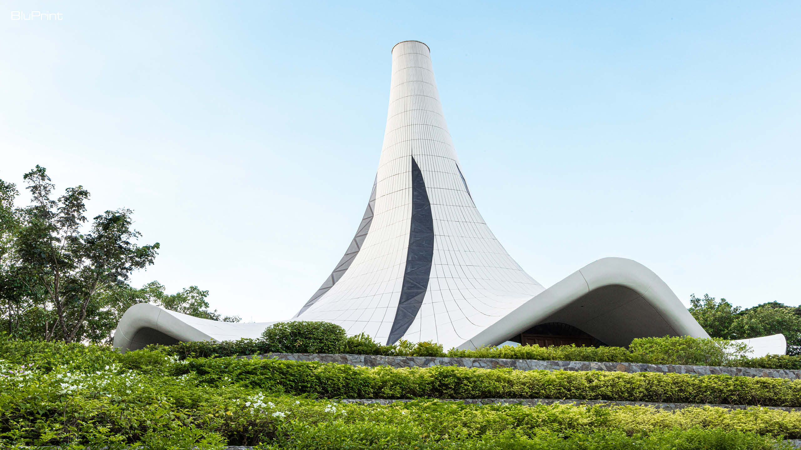 Exterior of the Our Lady of Lourdes Chapel in Filinvest Alabang