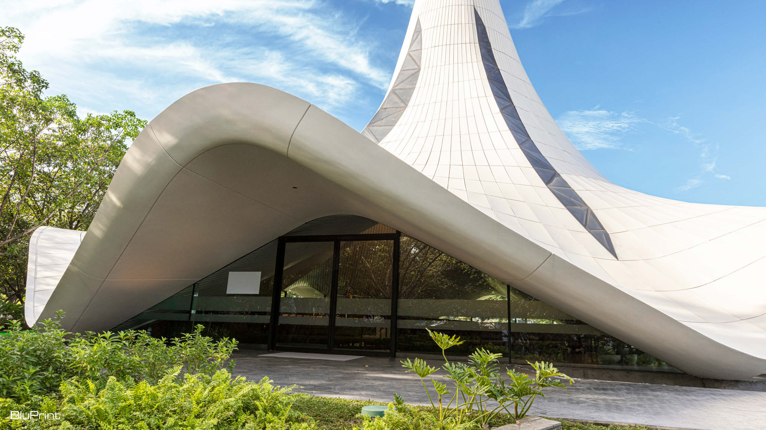 Exterior of the Our Lady of Lourdes Chapel in Filinvest Alabang